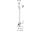 Duschelement mit Wandablauf 111.584.00.2 Typ 130 56mm UP-Armatur - Geberit-Duofix