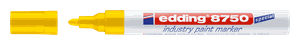 EDDING 8750, Industrielackmarker Gelb, Schriftbreite 2.0-4.0mm - Auszeichnen