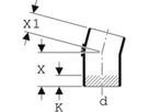Bogen 15° d 75mm 307.150.14.1 - Geberit-PE-Silent-Formstücke