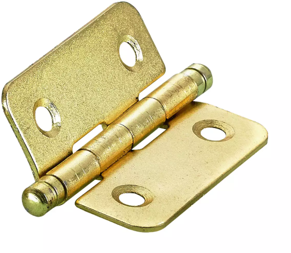 Hettich Zierscharnier vermessingt, 40 x 35mm, à 2 Stk - Diverse Möbelbeschläge und Zubehör