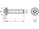 Linsenschrauben ecosyn®fix I-6rd A2 BN10649 M3x8/X10 - Bossard Schrauben