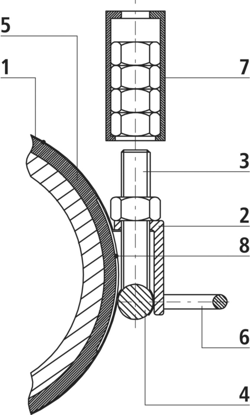 Reparaturschelle, einfach gespannt 0750 Typ K269 Spannbereich 250-262mm L=250mm - Hawle Reparaturschellen