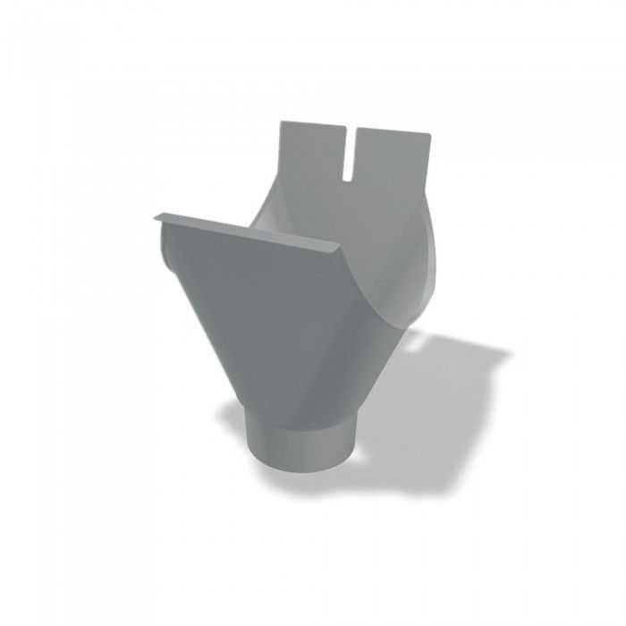 PREFA Rinnenkessel 250/80 mm P.10 Hellgrau - PREFA Dachentwässerungssysteme