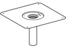 Pluvia Dampfsperranschluss 56mm CrNi-Stahl 1.4301 359.113.00.1 - Geberit-Dachentwässerung
