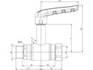 Kugelhahnen lange Spindel Fullflow BF124011 DN 10 - Ballofix/Broen-Armaturen