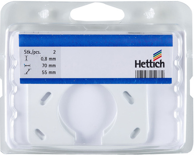 Hettich Reparaturblech für Topscharniere Für Scharniertopf - Diverse Möbelbeschläge und Zubehör