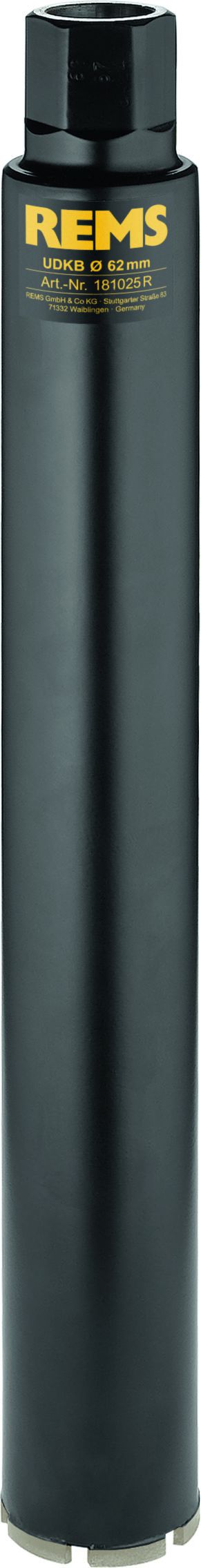 REMS Diamantbohrkrone Ø102 x 420 x UNC 1¼" 181045 - Sanitärwerkzeuge