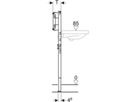 Waschtisch-Element für UP-Wandarmatur 111.802.00.2 Typ 130,Brandschutz El90 - Geberit-Duofix