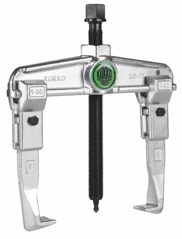 KUKKO 2-armiger Universal Abzieher 20-1, B= 30-90 mm, H= 100 mm - Metallbauwerkzeuge