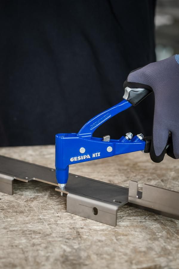 GESIPA Handnietzange NTX ohne Öffnungsfeder bis Ø 5 mm Alu, bis Ø 4 mm Cu/Stahl/Inox - Gesipa-Nieten