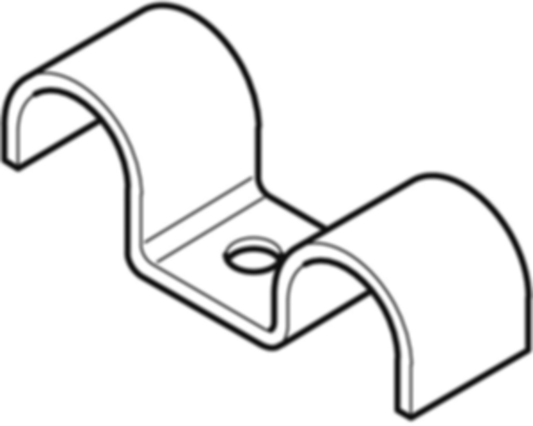 Rohrbride zweifach 20mm 602.762.26.1 - Geberit-Push Fit-Formstücke