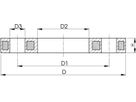 Losflansch aus PP mit Stahleinlage PN 16 DN 20 / d 25mm 727 700 207 - PE100 Stutzenformstücke spezial
