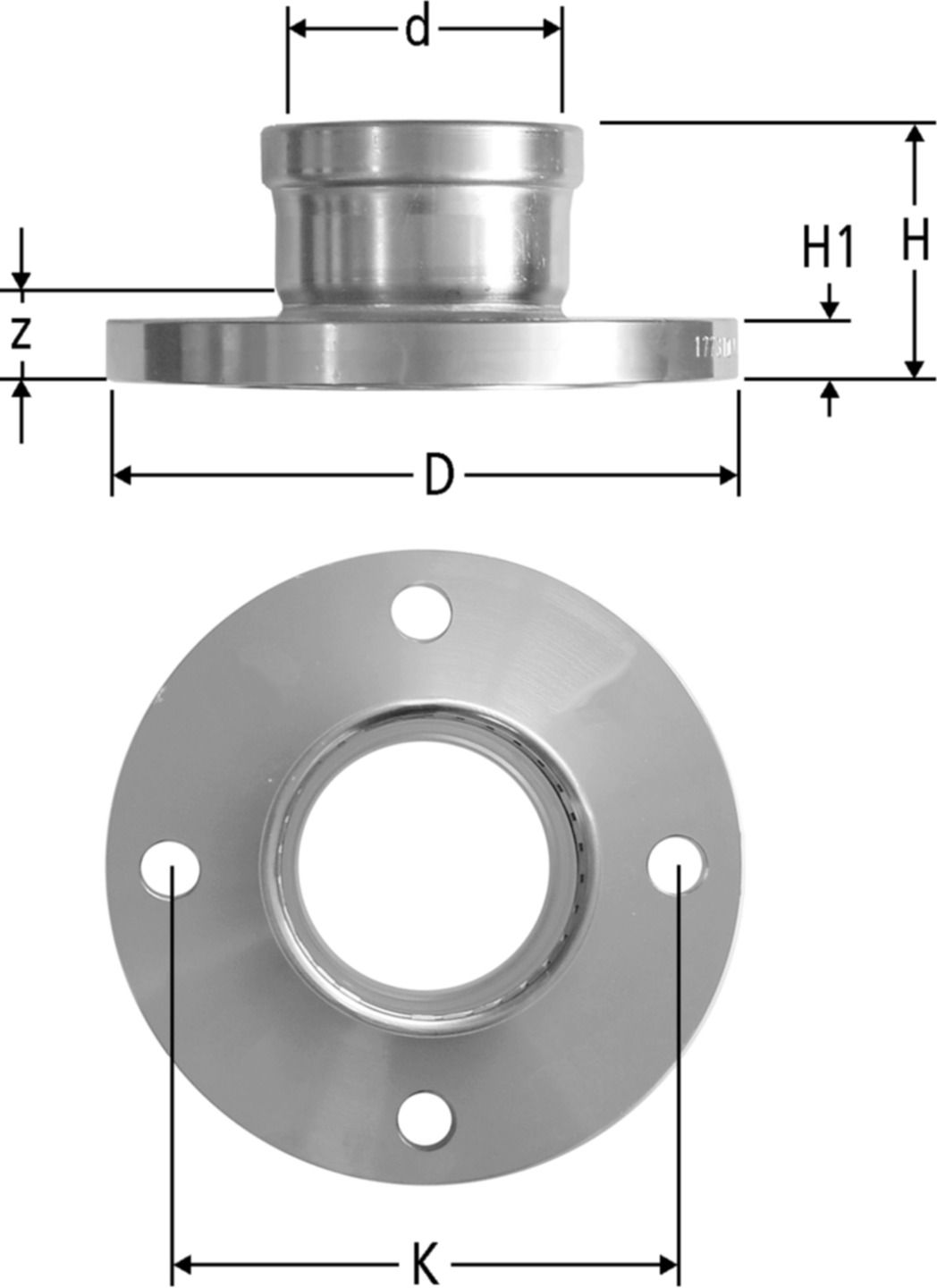 Flansche NUSSBAUM Optipress-Industry