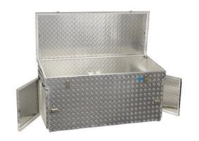 Alutec Aluminiumbox Extreme 883 Riffelblech 3 mm 883 L 1700x700x750/850 - Werkzeugkoffer,Sortimentskoffer,Behälter