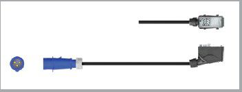 FlexPower Versorgungsstecker 1x16A max.3kW 1,4m 052826 - Atlantic Mobile Elektroheizung
