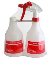 BIRCHMEIER Handsprüher Foxy Plus 360° 500ml, mit Zweitbehälter + Deckel, transparent - Reinigung