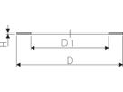 Flachdichtung z/Überg.-Verschr.50 -11/2" 748 400 010 - GF Hart PVC-U Formstücke