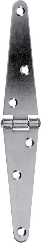 CHARMAG Kistenscharnier gleichschenklig BxL=27x75mm, verzinkt - Scharniere, Verschlüsse und Zubehör