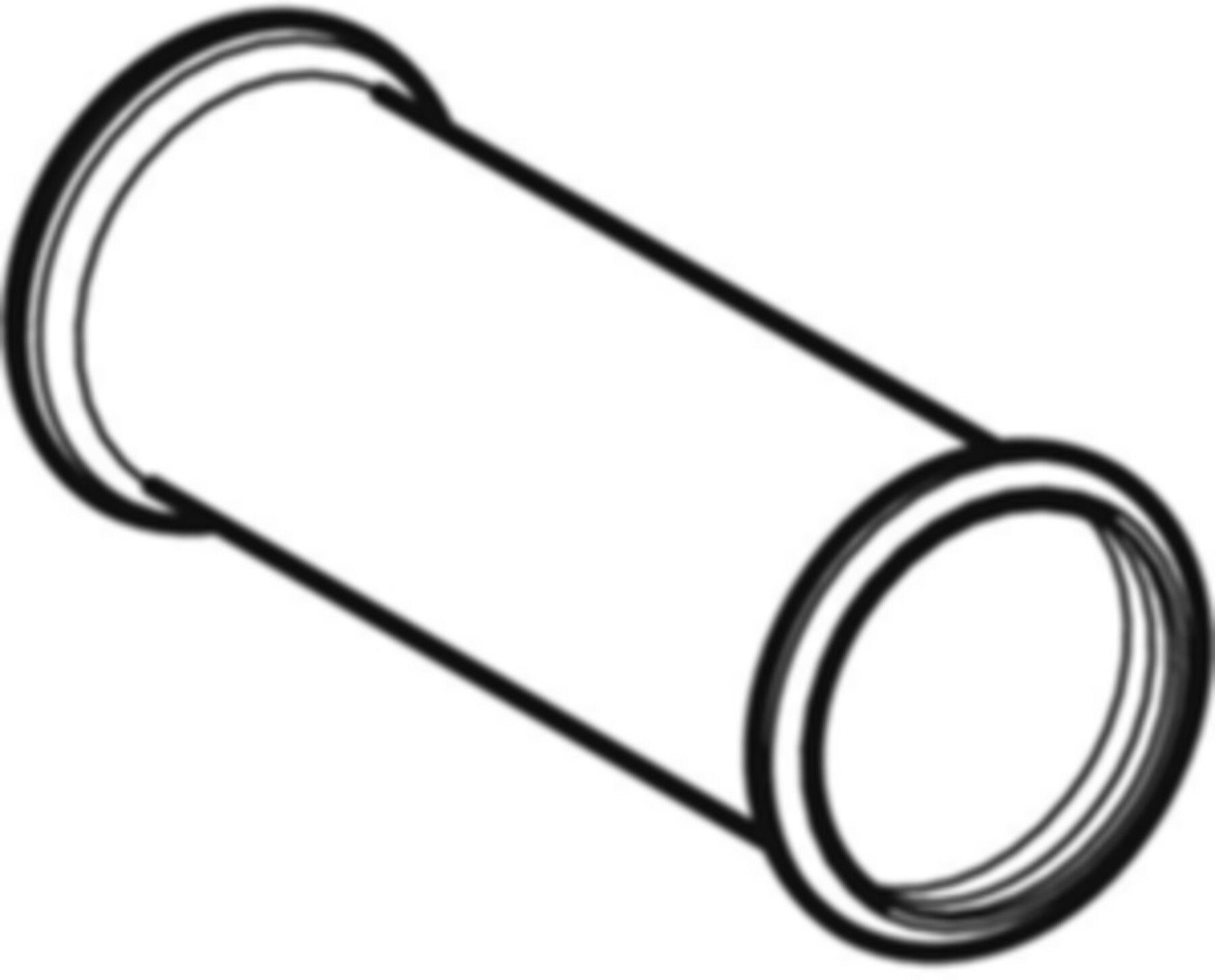 Schiebemuffe 88.9mm 32110 - Mapress-Sanitär-Supersize-Formstücke