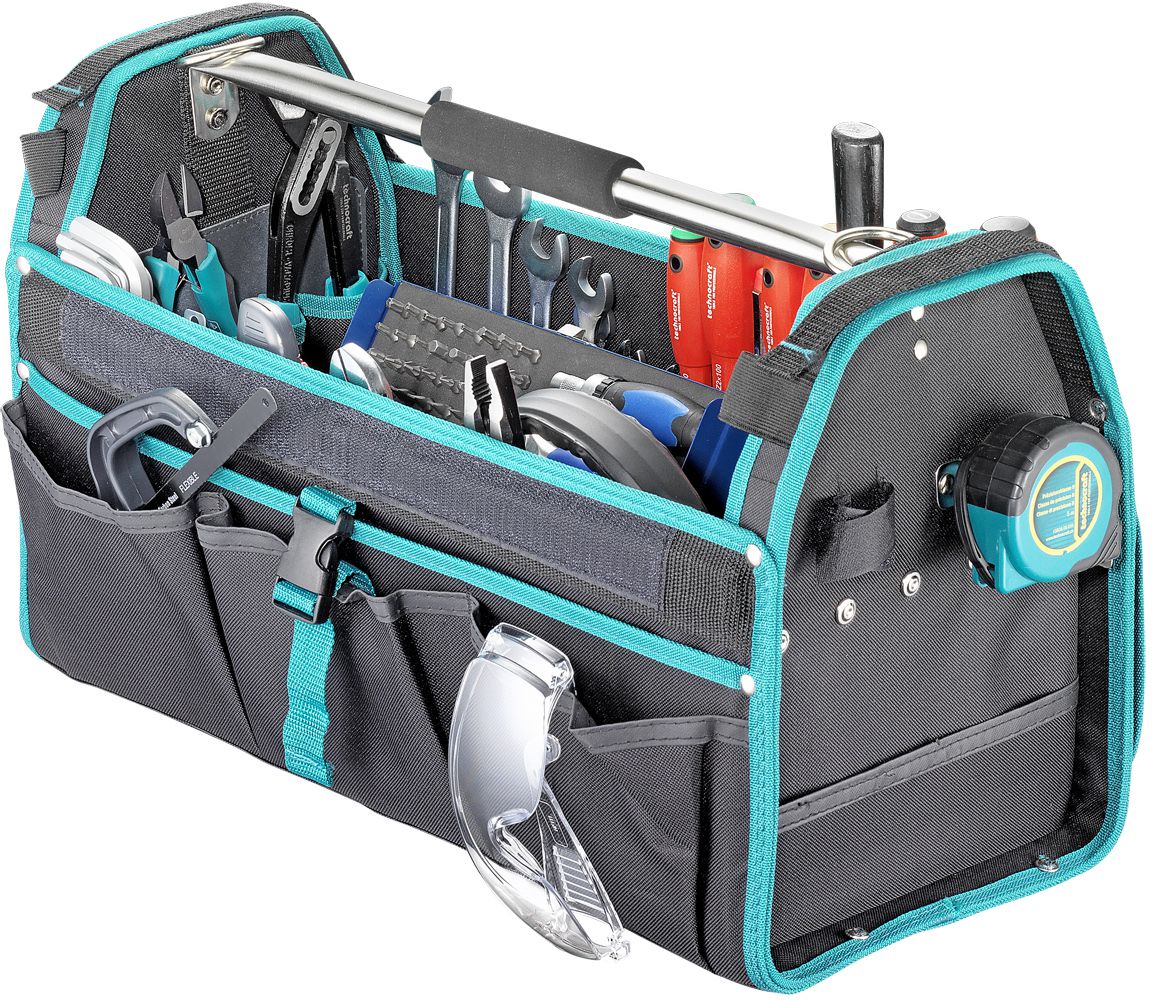 TECHNOCRAFT Werkzeugtasche Allround-Basic 400x200x250mm, 100-tlg. - Metabo Maschinenzubehör