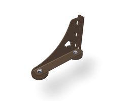 PREFA Haken für Schneerechensystem 01 P.10 Braun VE 10 Stk. 120193 - PREFA Dachsysteme