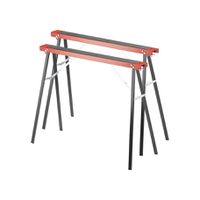 TECHNOCRAFT Klappböcke aus Stahl, mit Traggriff 2 Stk, 1000x800mm, 11 kg - Werkzeugkoffer,Sortimentskoffer,Behälter