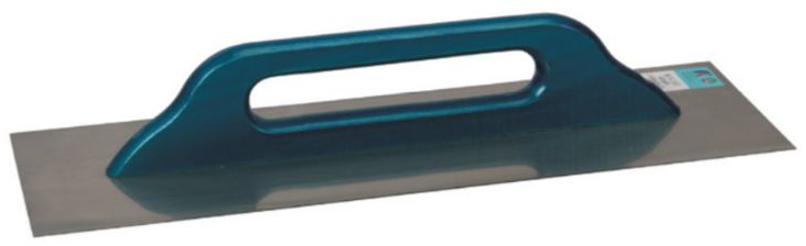 Traufel, Stahl, nietenlos L= 480mm, B= 180mm, mit Holzgriff - Bauwerkzeuge