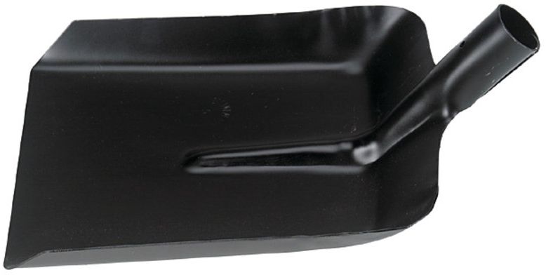 Randschaufel, aus Stahlblech, ohne Stiel Gr.7, B= 300mm, schwarz - Bauwerkzeuge