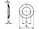 Spannscheiben Fst SN 212745 BN801 M3,5/3,7/9/0,5 - Bossard Schrauben