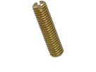 Gew-Stift Schlitz+Kegelk Messing BN1406 DIN551 M2x5 - Bossard Schrauben