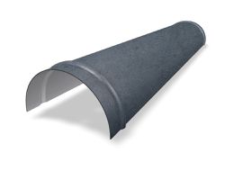 PREFA Grat- und Firstreiter glatt, 43 P.10 Steingrau 110344 - PREFA Dachsysteme