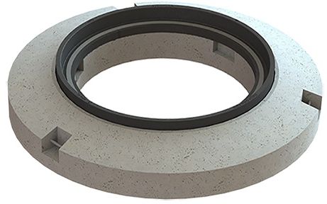 Classic Top E600 NW 600 mit Betonsockel NIVOPLAN Handgriff, o. Lüftungsöffnung, mit Verschraubung - Bauguss ACO  Klasse A-F