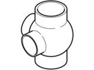 Eckabzweig 90° 367.320.16.1 d 110/ 63mm - Geberit-PE-Formstücke