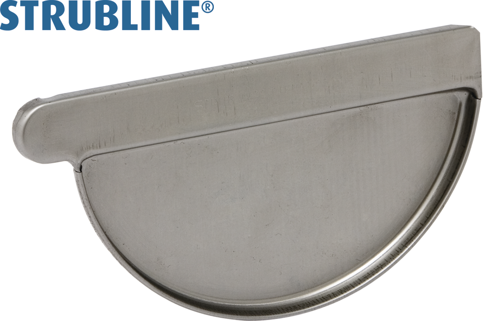 Anklemmboden rechts 330 mm 126 "Strubline" - Cr-Ni Spenglereihalbfabrikate