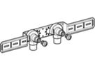 Anschlusswinkel 90° zweifach 100mm 1/2"- MF1/2" abgesetzt, mit Aussengewinde 632.853.00.2 - Geberit-Push Fit-Formstücke
