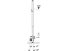 Duschelement mit Wandablauf 111.588.00.2 Typ 130 56mm AP-Armatur - Geberit-Duofix