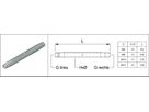Wantenspanner M6 L= 95 mm 1.4301 - INOXTECH-Handlauf-/Geländer-System