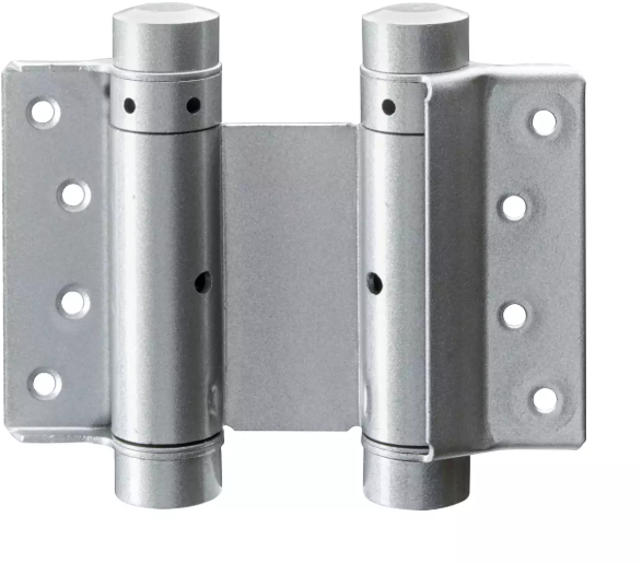 Hettich Pendeltür-Beschlag grau, H = 95mm, Traglast max 15kg/Paar - Diverse Möbelbeschläge und Zubehör