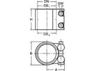 Stahl/PE d 114,3/110mm 116647 - Übergangsbriden Von Roll