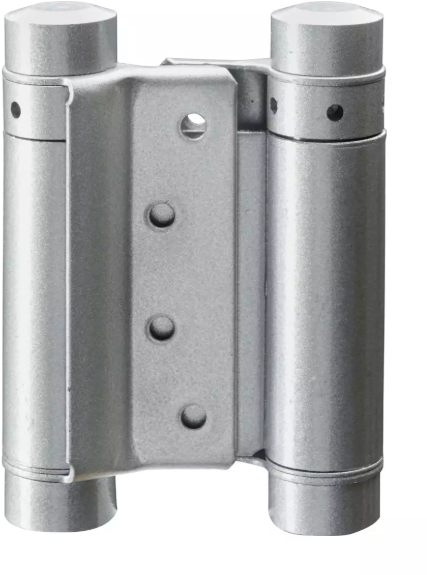 Hettich Pendeltür-Beschlag grau, H = 95mm, Traglast max 15kg/Paar - Diverse Möbelbeschläge und Zubehör