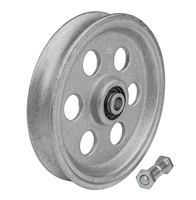 WEBI Schiebetorrolle, mit Kugellager D=180mm, verzinkt - Schiebetür- und Schiebetorbeschläge