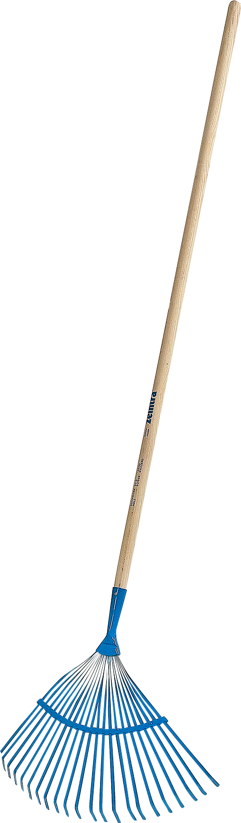 ZEINTRA Laubbesen, 430mm solide Zinken aus Bandstahl - Gartenbauwerkzeuge