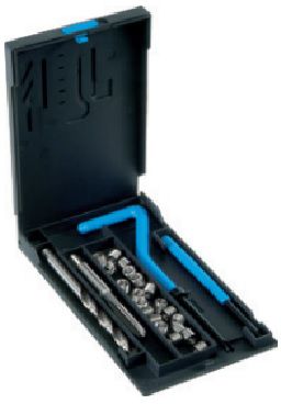 V-COIL Gewindereparatur-Satz M6, Einsätze 1.5D, nach DIN8140 - Bohren