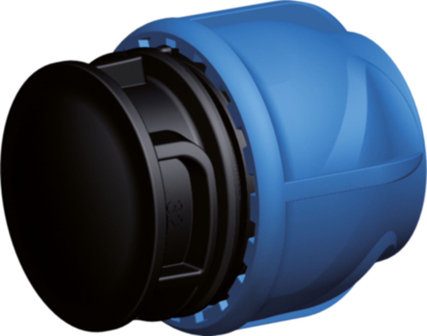 Endkappe d 63mm 158 400 084 - GF iJoint-Klemmverbinder