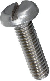 Pan-Hd Schr mit Schlitz INOX A4 BN653 DIN85A M6x8 - Bossard Schrauben