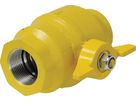 Kugelhahn für Gas 6887 ohne Trennstelle 1 1/4" - Hawle Armaturen