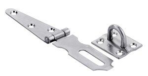 CHARMAG Ueberfalle m. Kloben BxL=27x150mm offen, verzinkt - Scharniere, Verschlüsse und Zubehör