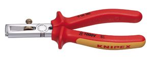 KNIPEX Abisolierzange, verchromt 1106, L= 160 mm, 1000V, VDE/SEV geprüft - Zangen, Schneiden
