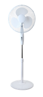 Standventilator SV-40, 230V, 45W, weiss Ø 40cm, oszillierend, 3-Stufen, Höhe 1.10-1.27m - Klima