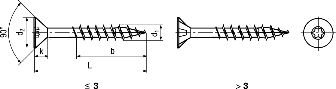 SK-SPAX® m Teilgew I-6rd vzb/WIROX® BN20184 4,5x70/42a100(T20 - Bossard Spanplattenschrauben SPAX
